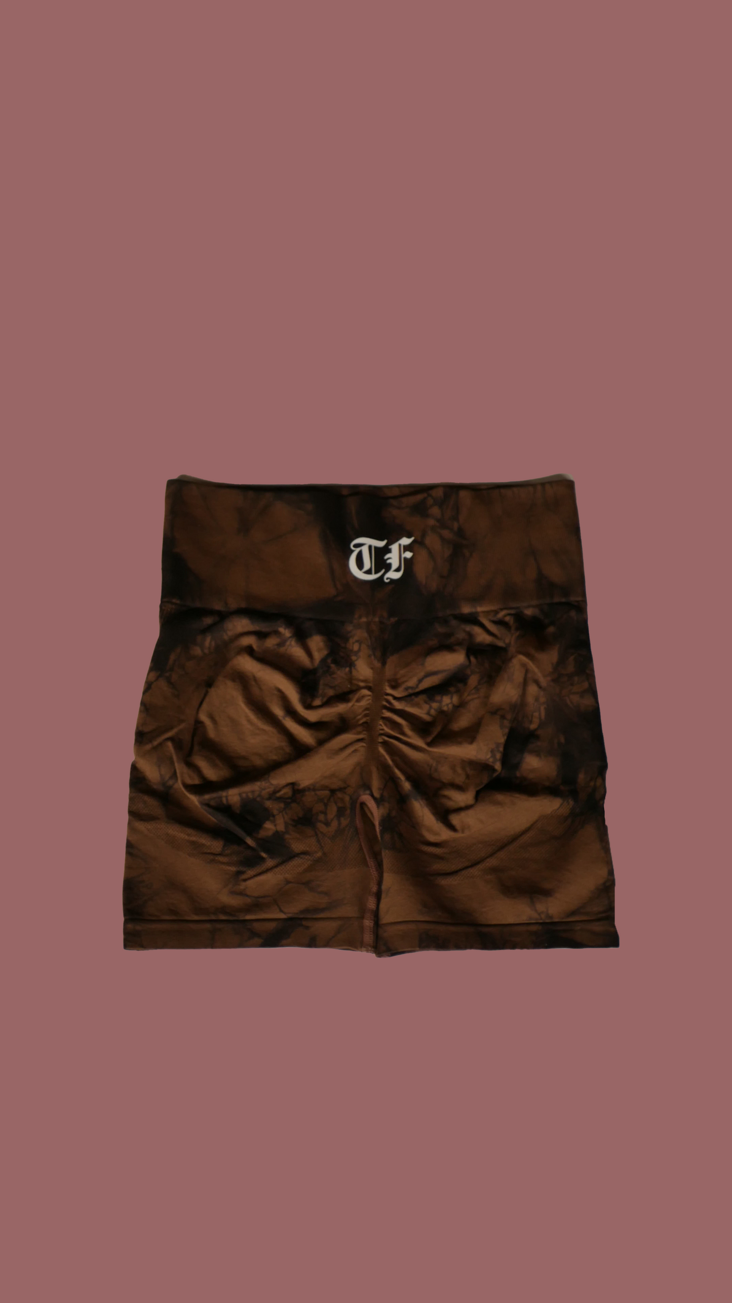 Brown High waisted Shorts
