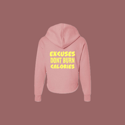 Pink Crop Hoodie