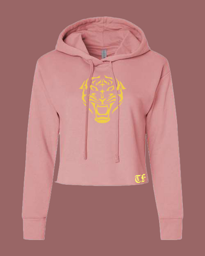 Pink Crop Hoodie