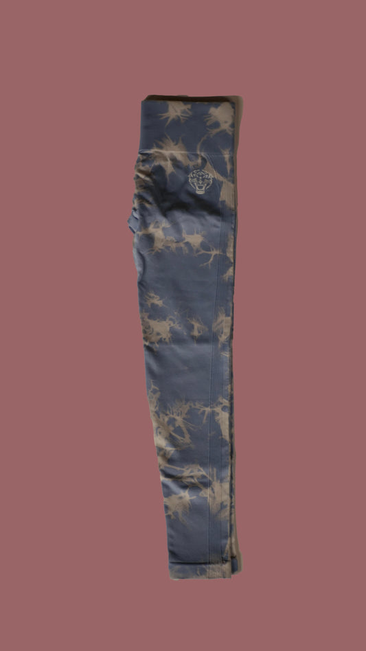 Blue High Waisted Leggings