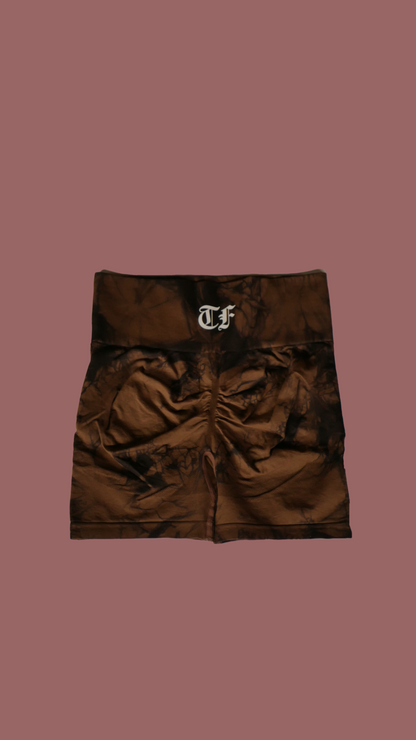 Brown High waisted Shorts